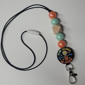 Beaded lanyard